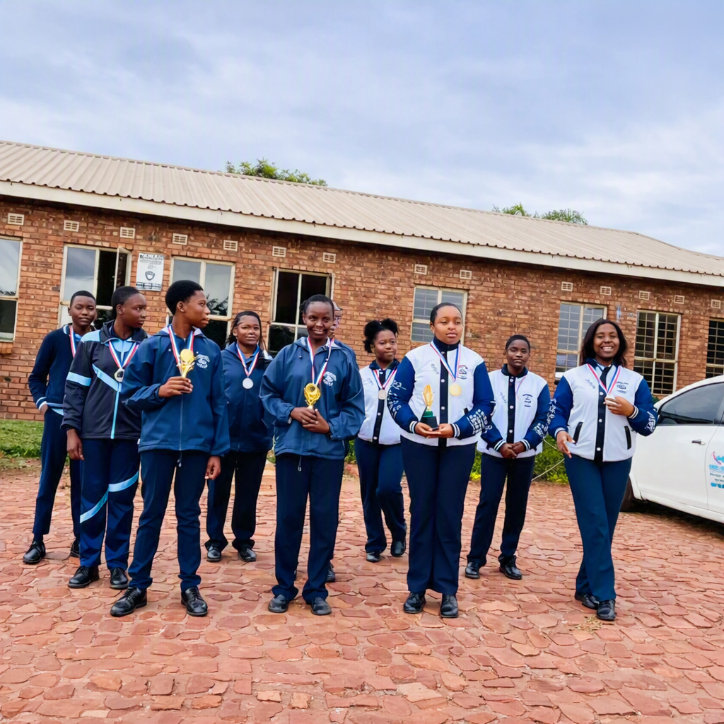 Gondolikhethwa Christian School students with awards